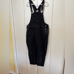 Black Denim Overalls Madewell, 16W
